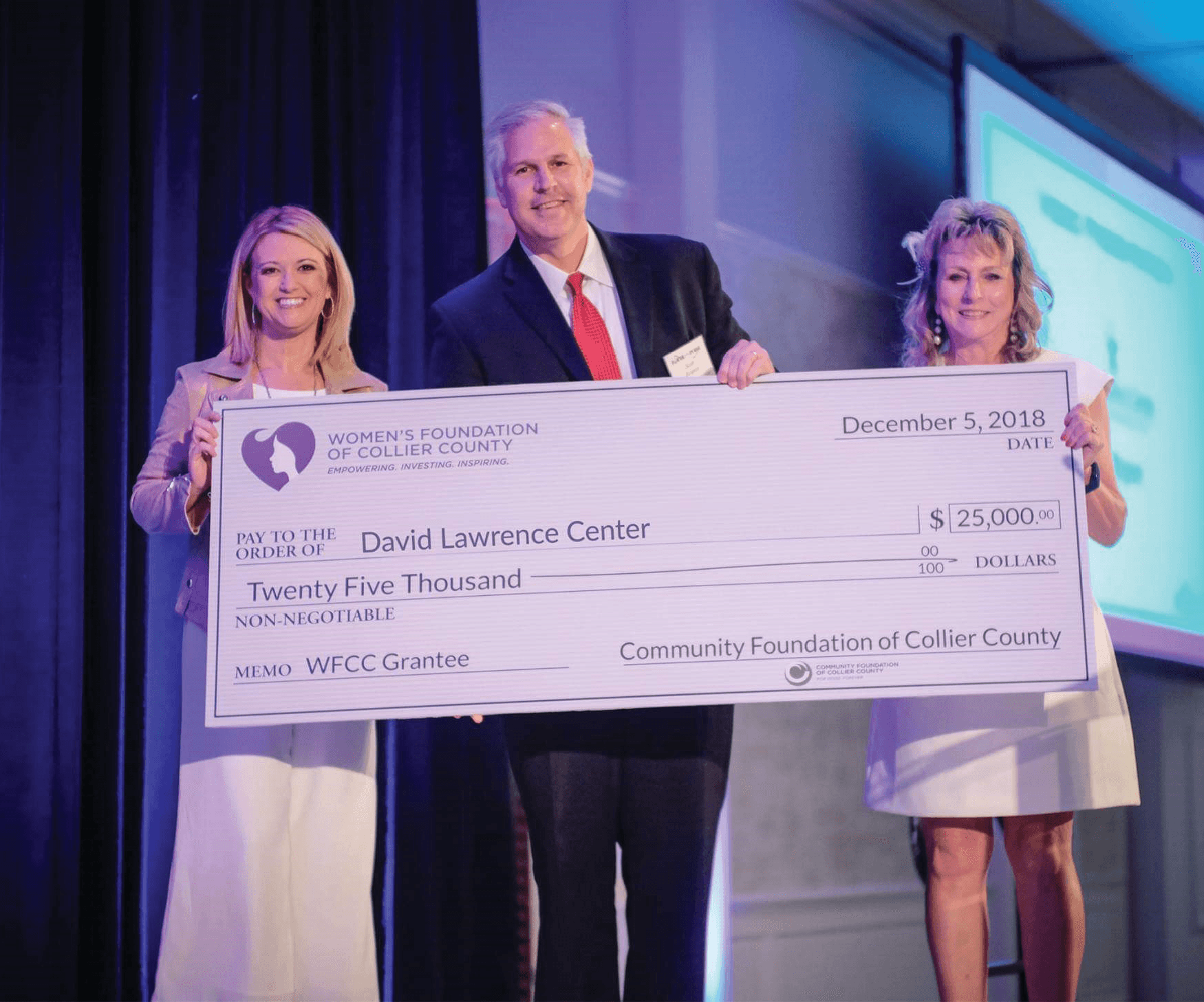 Women’s Foundation of Collier County Awards DLC $20,000 Grant for Specialized Treatment for Pregnant and Postpartum Women