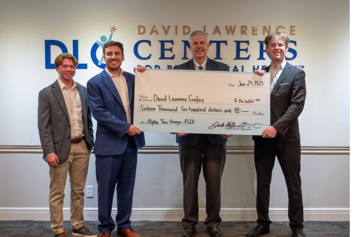 Blog image FGCU Fraternity Expands Partnership with DLC to Support Mental Health Awareness and Advocacy