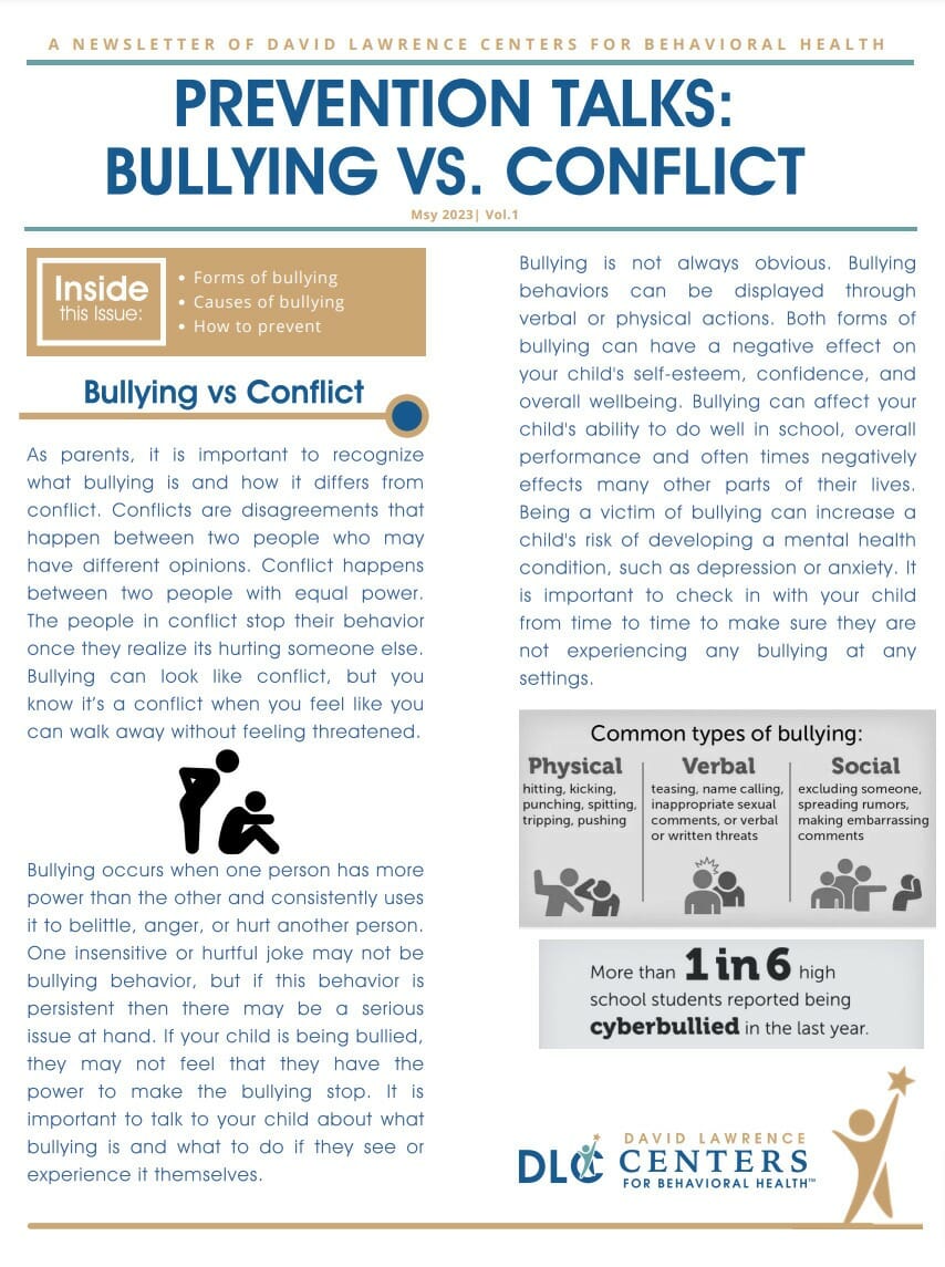 Bullying vs. Conflict - Parents